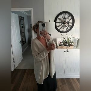 Zara cream knitted cardigan size medium
